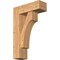 Ekena Millwork Westlake Block Smooth Bracket w/ Offset Brace, Western Red Cedar, 7 1/2"W x 22"D x 34"H BKT0806X22X34WTL05SWR - alternate 1